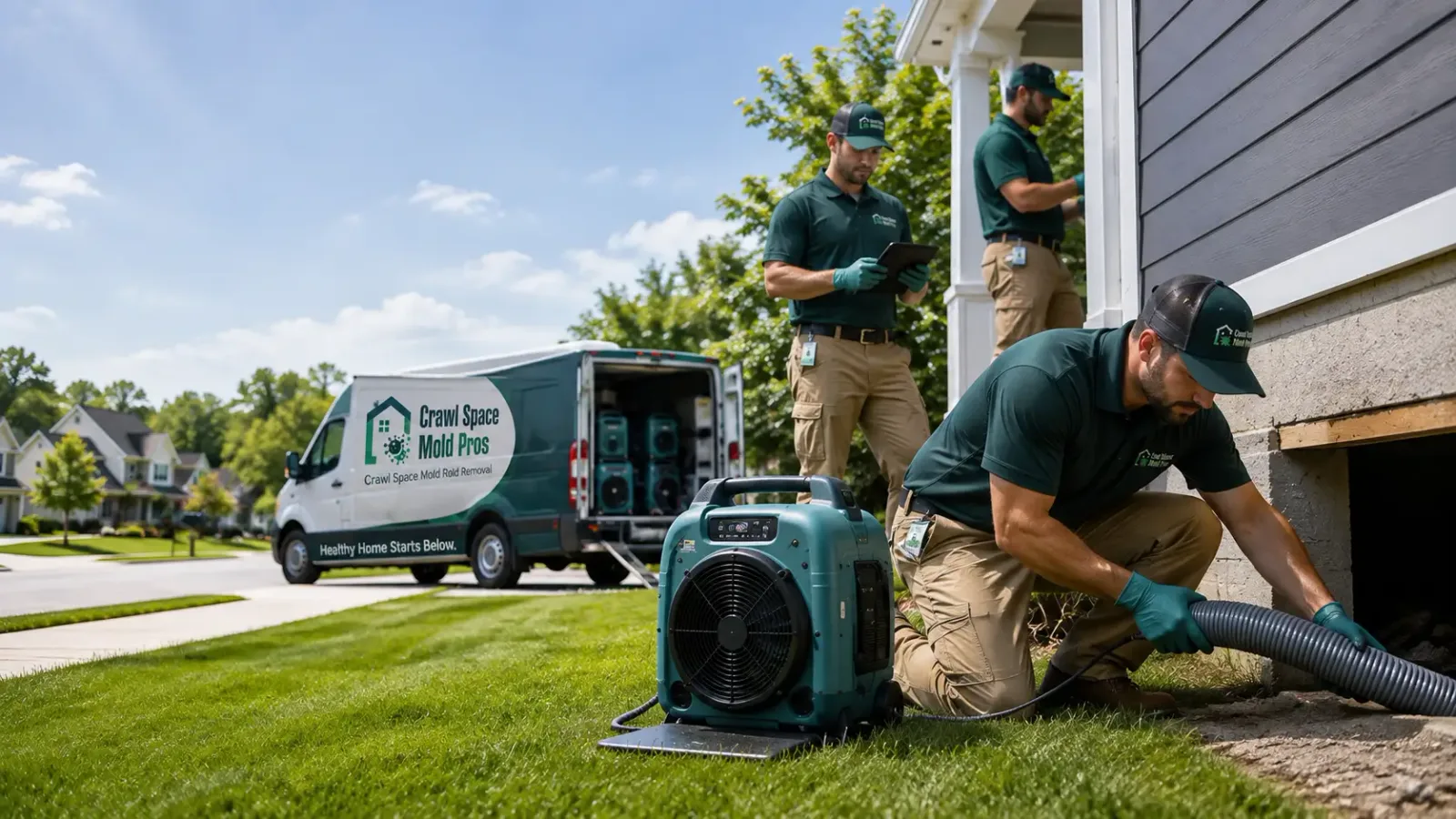 Crawl Space Mold Removal in Brookville, IN